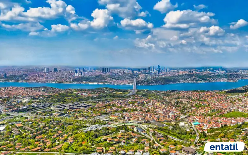 Çamlıca Kulesi'nden İstanbul Manzarası